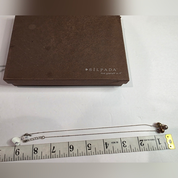 Silpada‎ Rose Sun Sterling Silver Fusion Necklace n2850 - Picture 5 of 5